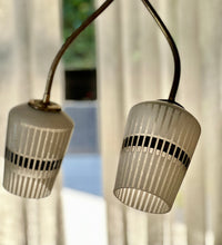 Load image into Gallery viewer, Mid-Century Floor Lamp With Intricate Wooden Base