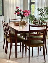 Load image into Gallery viewer, Dutch Teak Dining Set & Six Chairs Model St09