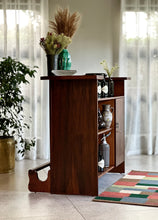 Load image into Gallery viewer, Vintage Bar Counter with Three Stools