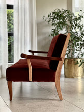 Load image into Gallery viewer, Vintage, Oak Framed Couch