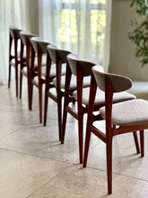 Load image into Gallery viewer, Danish-Style Dining Chairs - Set of 6