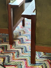 Load image into Gallery viewer, Pair of "Lubis" Armchairs in Olive Green