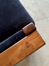 Load image into Gallery viewer, Pair of Lubis Armchairs in Midnight Navy