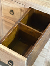 Load image into Gallery viewer, Vintage Oak Multi Drawer Cabinet