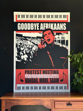 Load image into Gallery viewer, Goodbye Afrikaans - Block Mounted Poster
