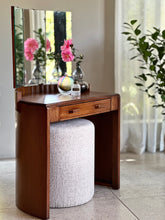 Load image into Gallery viewer, “Gomme” Demi-Lune Dresser with Hertex Haus Stool