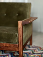 Load image into Gallery viewer, "Lubis" Three-Seater Couch in Olive Green