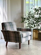 Load image into Gallery viewer, Pair of Fully Upholstered Retro Occasional Armchairs
