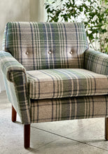 Load image into Gallery viewer, Pair of Fully Upholstered Retro Occasional Armchairs