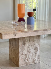 Load image into Gallery viewer, Travertine Square Dining Table