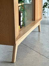 Load image into Gallery viewer, Oak Display / Drinks Cabinet