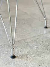 Load image into Gallery viewer, Glass & Chrome Round Dining Table - Eiffel Design