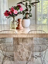Load image into Gallery viewer, Travertine Square Dining Table