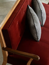 Load image into Gallery viewer, Vintage, Oak Framed Couch