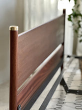 Load image into Gallery viewer, Classic DS Vorster Double Bed with Steel Frame and Footboard