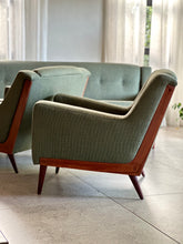 Load image into Gallery viewer, Pair of Buttoned Lounge Chairs
