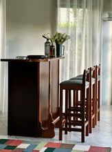 Load image into Gallery viewer, Vintage Bar Counter with Three Stools