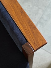 Load image into Gallery viewer, Pair of Lubis Armchairs in Midnight Navy