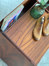 Load image into Gallery viewer, A Pair of Bedside Pedestals | Built-in Magazine or Book Holder