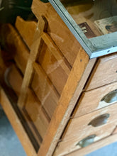 Load image into Gallery viewer, Vintage Solid Haberdashery Cabinet