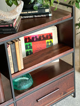 Load image into Gallery viewer, Media / Wall Unit / Room Divider in Solid Imbuia & Steel