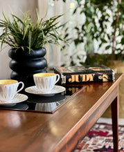 Load image into Gallery viewer, Solid Imbuia Coffee Table with Glass Inlay