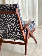 Load image into Gallery viewer, Mid-Century High-Back Armchair