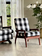 Load image into Gallery viewer, Pair of Vintage "His & Hers" Armchairs