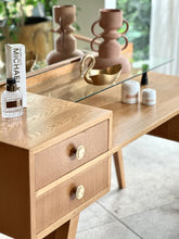 Load image into Gallery viewer, Retro Oak Dressing Table