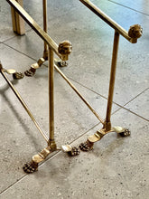 Load image into Gallery viewer, Vintage, Solid Brass Trestle Bases