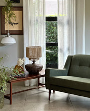 Load image into Gallery viewer, Buttoned Retro Couch / Wooden Inserts