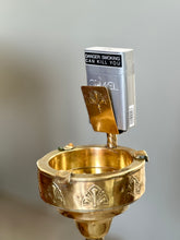 Load image into Gallery viewer, Art Nouveau Standing Ashtray - Brass