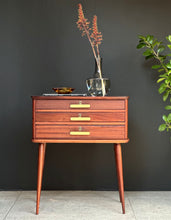 Load image into Gallery viewer, Side Table With Three Drawers