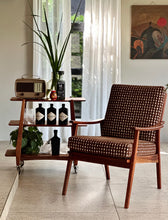 Load image into Gallery viewer, Sapele Mahogany Three-Tier Trolley