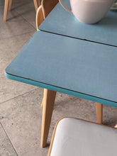 Load image into Gallery viewer, Retro Kitchen Table with a Set of Four Chairs