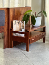 Load image into Gallery viewer, Artecasa Kiaat King Size Headboard & Attached Pedestals