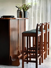 Load image into Gallery viewer, Vintage Bar Counter with Three Stools