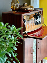 Load image into Gallery viewer, Retro Cocktail | Drinks Cabinet with Pull-out Serving & Storage