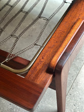 Load image into Gallery viewer, Mid-Century Sleeper Couch in Lime Green Velvet