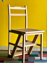 Load image into Gallery viewer, Beechwood Chair / Converts to a Stepladder Chair