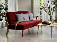 Load image into Gallery viewer, Vintage, Oak Framed Couch