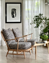 Load image into Gallery viewer, Pair Lubis Spindle Back Arm Chairs