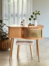 Load image into Gallery viewer, Reimagined Petite Retro Dresser with Stool