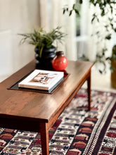 Load image into Gallery viewer, Solid Imbuia Coffee Table with Glass Inlay