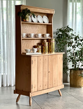 Load image into Gallery viewer, Vintage Bakker & Steyger Kitchen Dresser in Solid Oak
