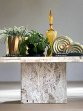 Load image into Gallery viewer, Mid-Century Modernist, Travertine Coffee Table
