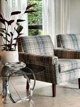 Load image into Gallery viewer, Pair of Fully Upholstered Retro Occasional Armchairs