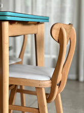 Load image into Gallery viewer, Retro Kitchen Table with a Set of Four Chairs