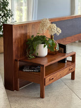 Load image into Gallery viewer, Artecasa Kiaat King Size Headboard & Attached Pedestals