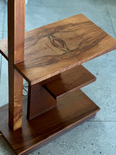Load image into Gallery viewer, Art Deco-Style Side Table with Lamp